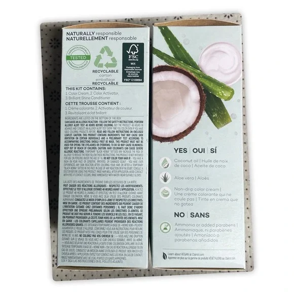 Clairol Natural Instincts Hair Color, 3 Brown Black, Pack Of 2 - Picture 2 of 4